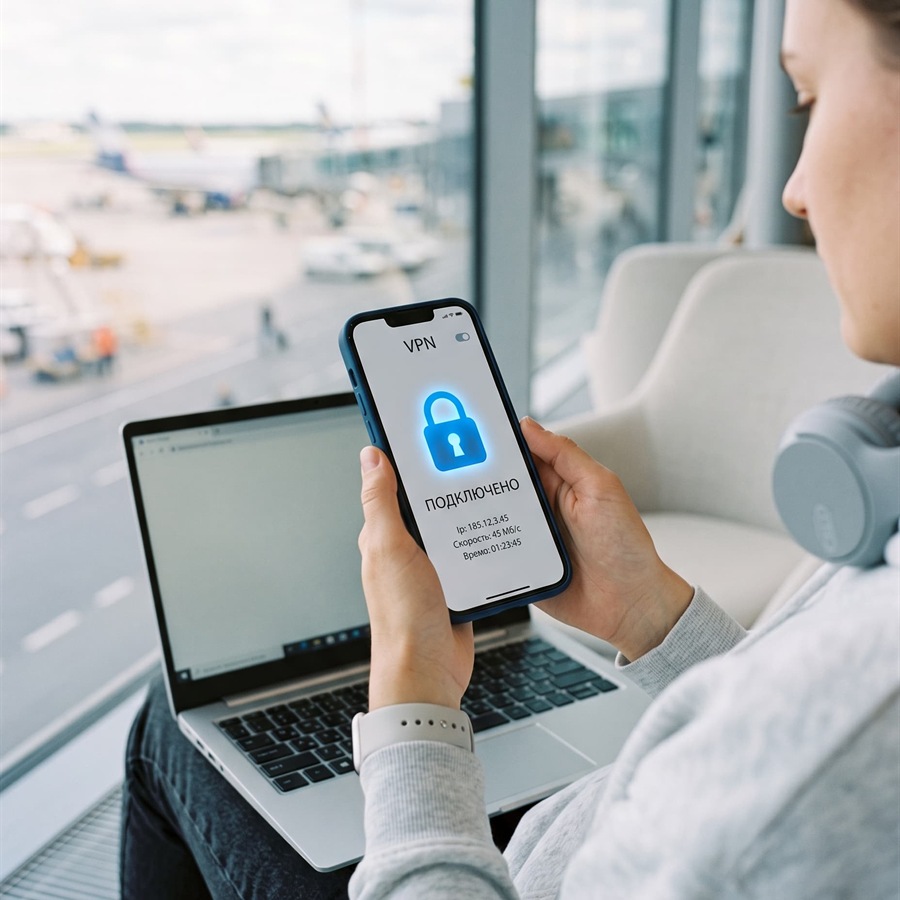 Пользователь выбирает платный VPN для Android