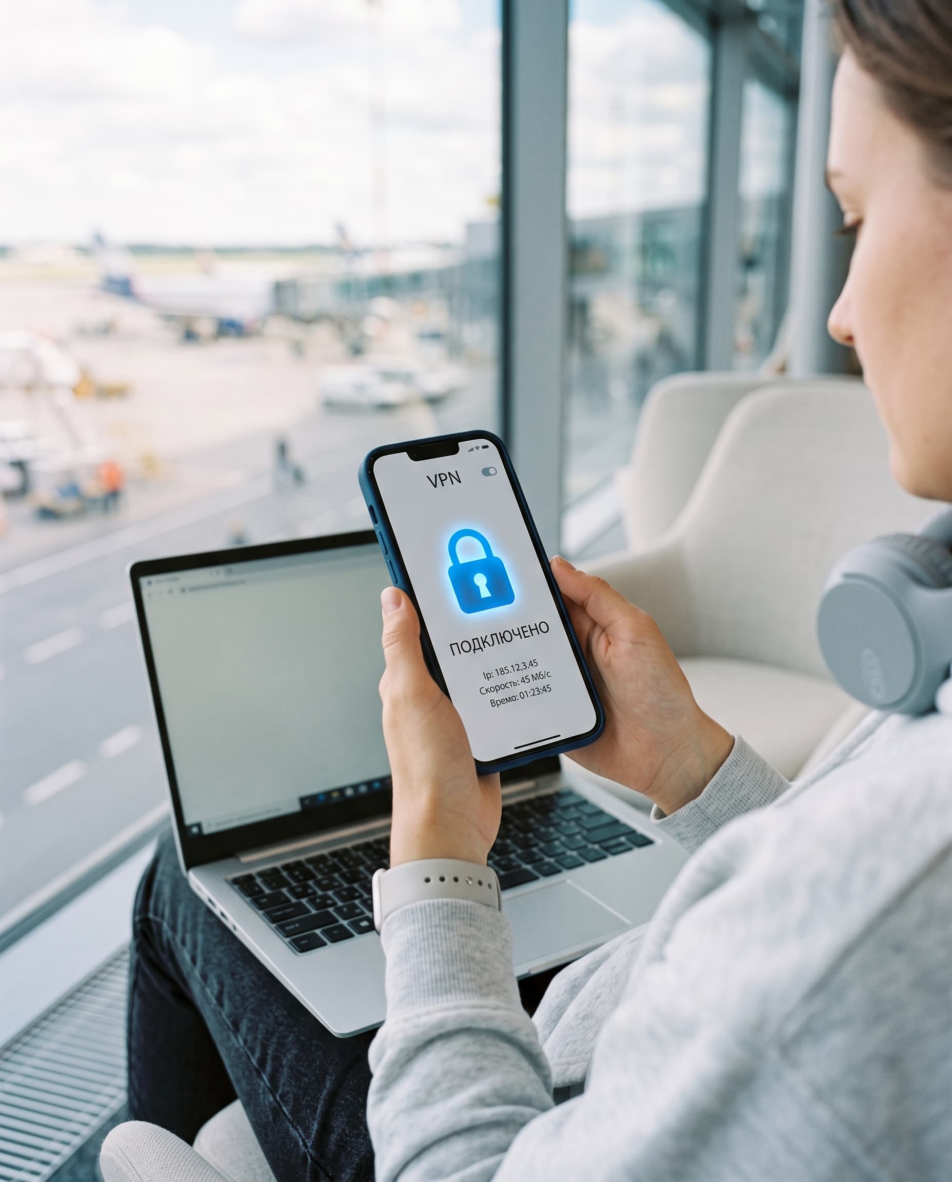 Пользователь выбирает платный VPN для Android